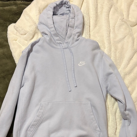 Nike Tops - Nike Lavender Pullover Hoodie with White Logo